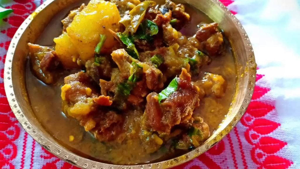 Duck with Gourd - Haanh Mankho - Assamese Cuisine