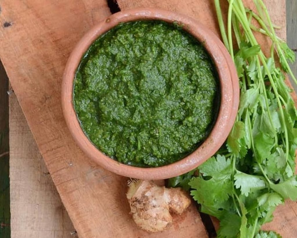 Maan Dhaniya Pator Chutney