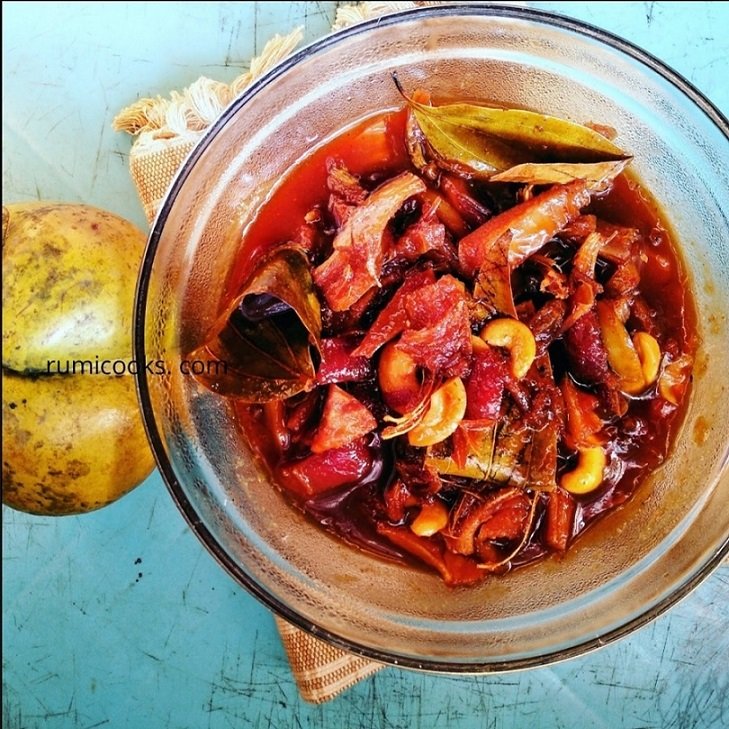 Ou tenga Chutney - Elephant Apple - Assamese Dish