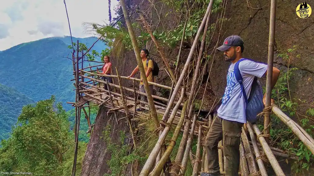 Mawryngkhang Trek - Bamboo Trail- the scariest trek of Meghalaya