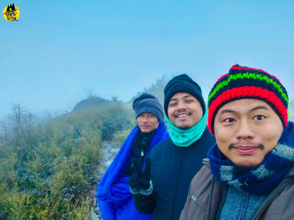 Mt. Japfu with friends