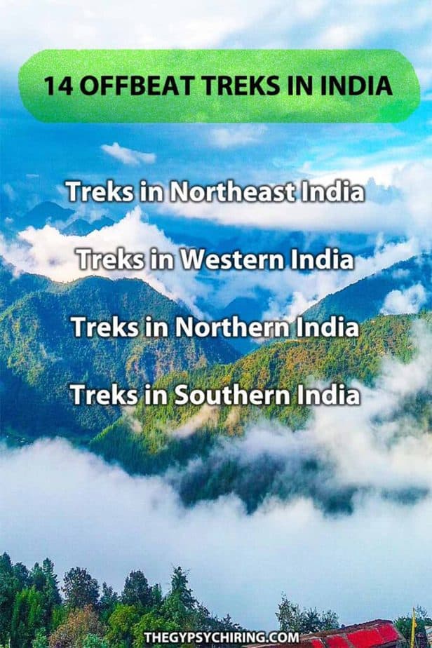 offbeat treks in India, best treks in India, trekking in South India, trekking in North India, best treks in Northeast India