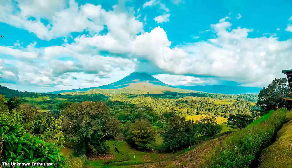 Arenal Volcano in La Fortuna, Costa Rica, Adventure activities in la Fortuna Costa Rica