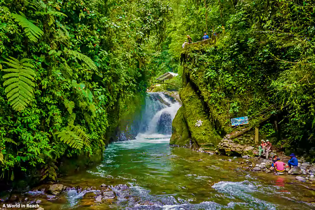 Mindo Waterfall Hike in Equador, Adventure activities in Mindo of Ecuador