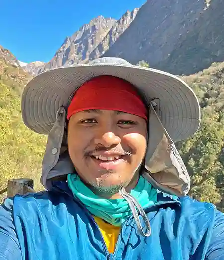 Joydeep Phukan Photo in the mountains - The Gypsy Chiring Travel Blog