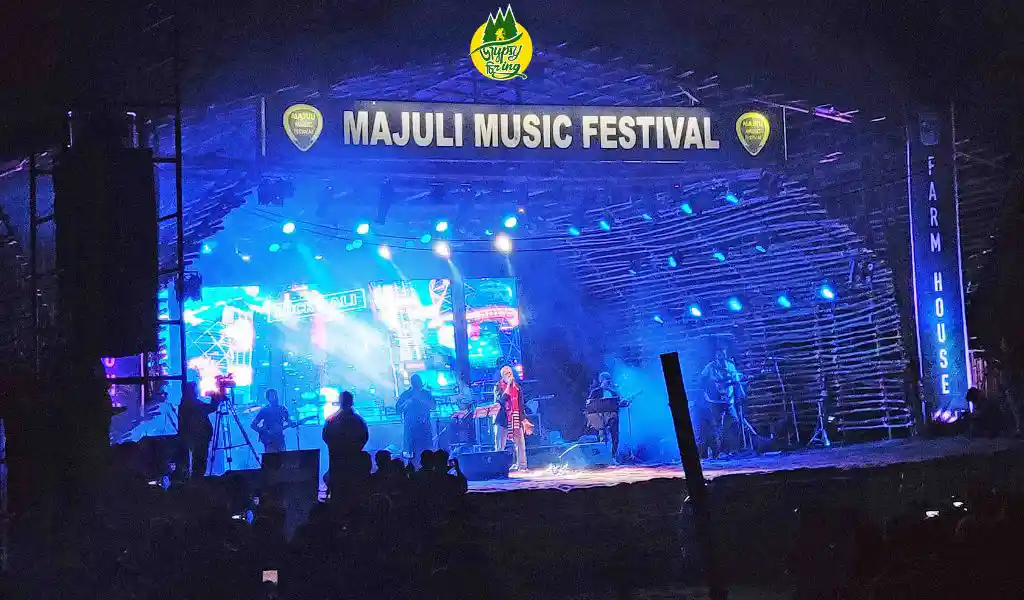 Lucky Ali Stage Performance in Majuli Music Festival - Clicked by The Gypsy Chiring