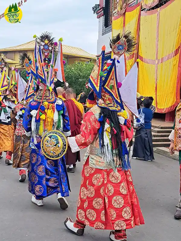 Pang Lhabsol Celebrations in Tsuglakhang Monastery Gangtok Sikkim