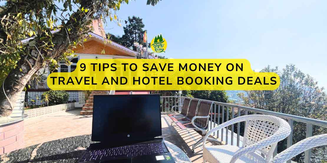 booking a hotel photo with a laptop - 9 Tips to Save Money on Travel and Hotel Booking Deals