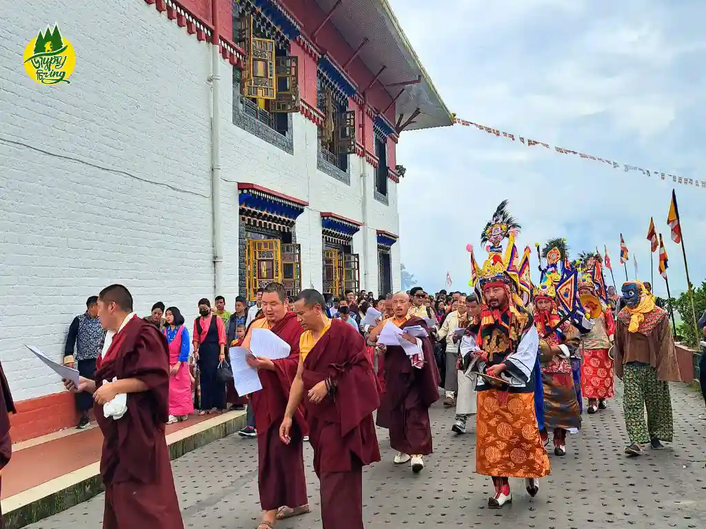 Tsuklakhang Palace and Monastery during Pang Lhabsol Festival in Gangtok, Sikkim