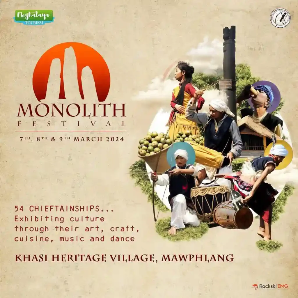 Monolith Fesitival 2024 in Khasi Heritage Village in Mawphlang Meghalaya