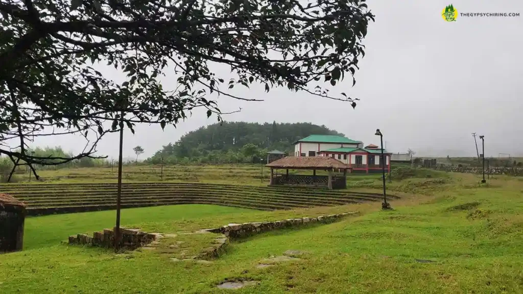 Pavilion in Khasi Heritage village mawphlang shillong meghalaya - the gypsy chiring