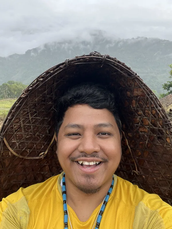 Joydeep The Gypsy Chiring in an Adi Village of Arunachal Pradesh during Tales of Northeast trip