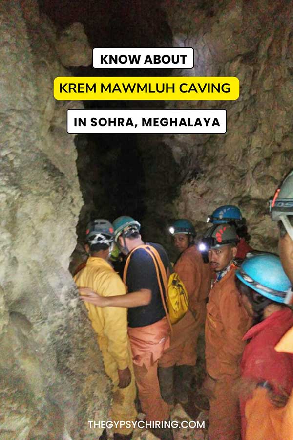 Know about Krem Mawmluh Caving Meghalaya