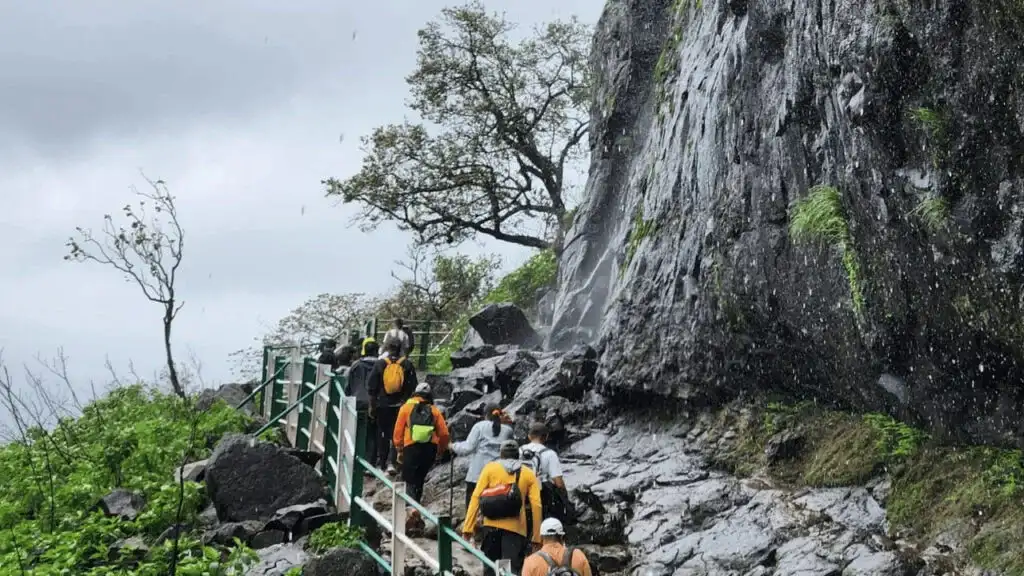 Harishchandragad trek climb uphill trail Maharashtra - Harishchandragad or Kalsubai which one would you go