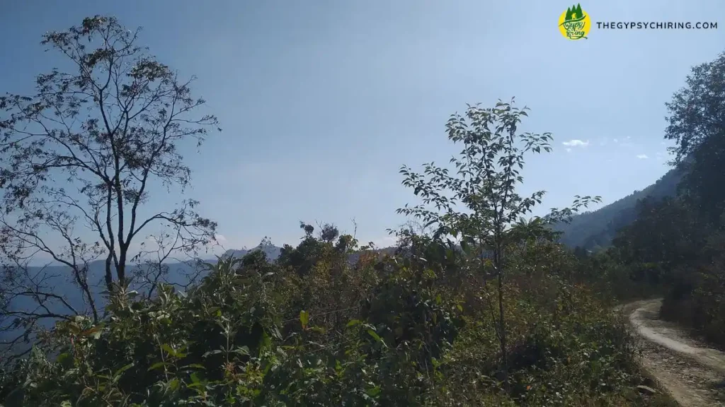 Kapamodzu Road from Pfutsero towards Zhavame Village Phek Nagaland - Joydeep The Gypsy Chiring