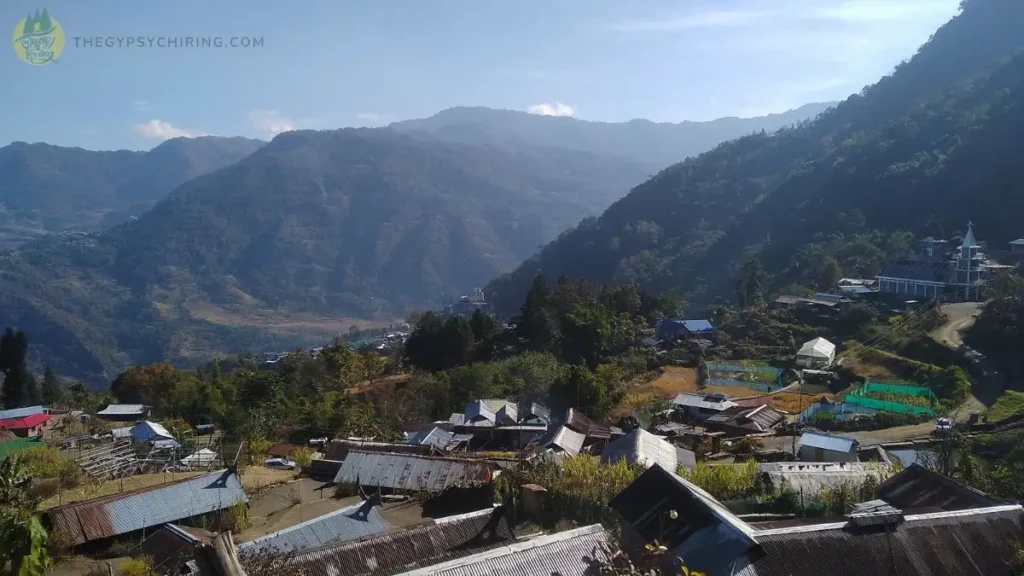 Lasumi Village before Pfutsero Nagaland Road Trip Kapamodzu Peak - The Gypsy Chiring