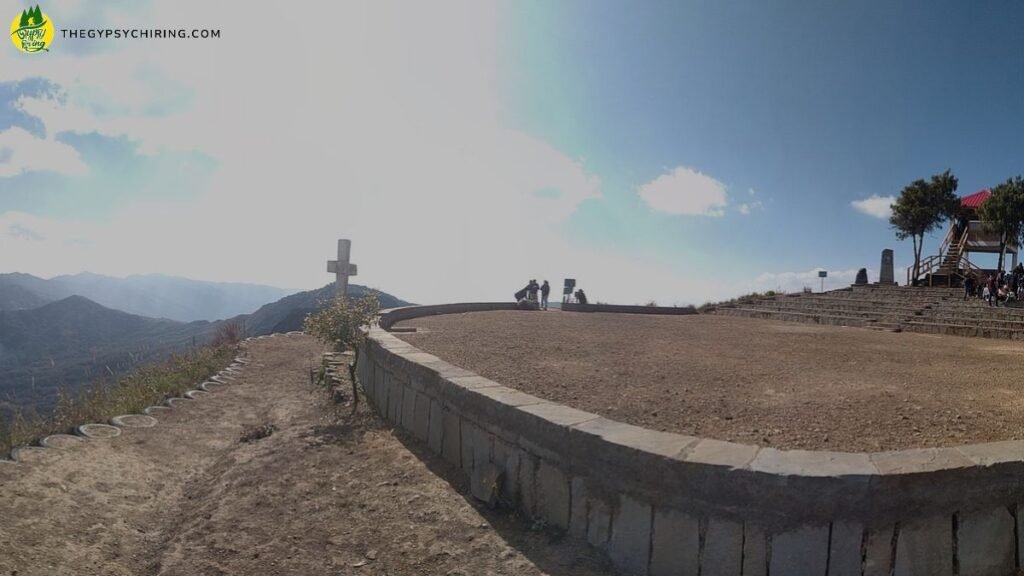 Standing at the top of Mt Kapamodzu Camping Spot Phek district Nagaland - Joydeep The Gypsy Chiring