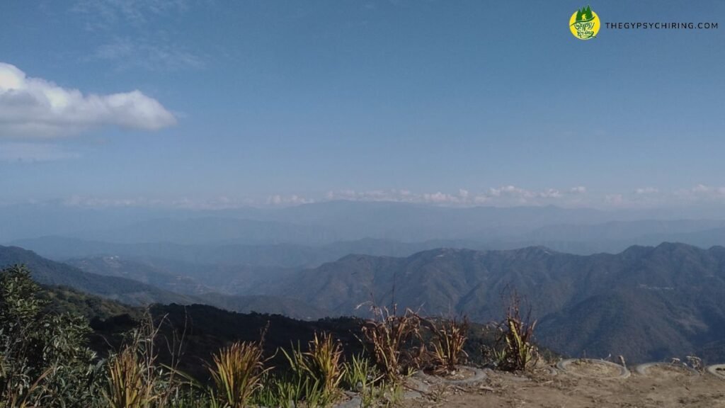View of Mount Saramati Peak from the Top of Kapamodzu Peak in Phek Nagaland - Joydeep The Gypsy Chiring
